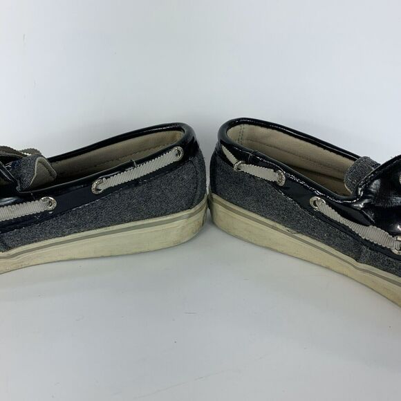 Sperry Top Sider Boat Shoes Slip On Gray Summer Preppy Spring Outdoor Size 5.5 M - Picture 3 of 11